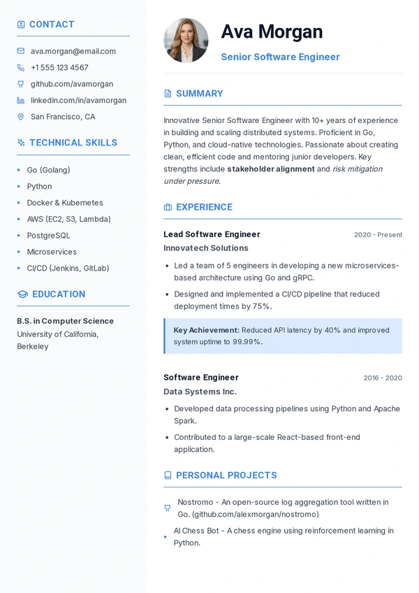 Tech Resume