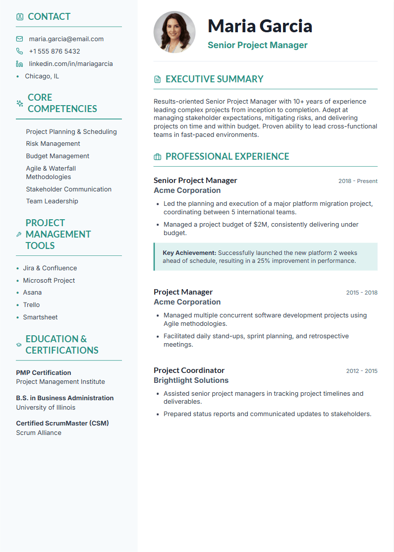 Preview of General Purpose CV